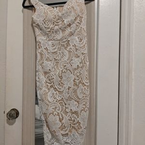 Missguided white dress